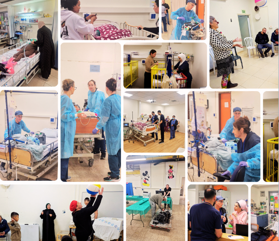 כשמלחמה פורצת, הטיפול נמשך